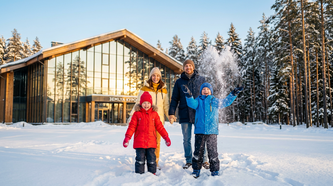 Семейные отели Ленинградской области для отдыха с детьми