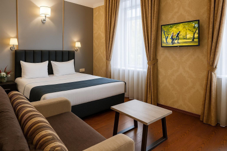 Семейный номер с бесплатным завтраком и парковкой, фото 1