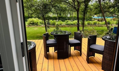 Комфорт 2-местый 1 этаж с террасой / 5 этаж с панорамными окнами, фото 4