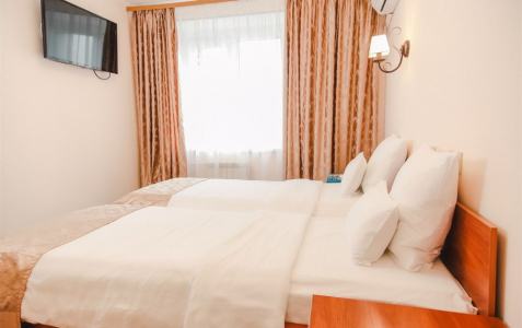 Стандарт  "Стандарт" двухместный двухкомнатный, корпус №1 (без балкона)    , фото 1