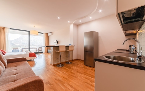 Апартаменты 2-местный 1-комнатный с боковым видом на море, фото 4