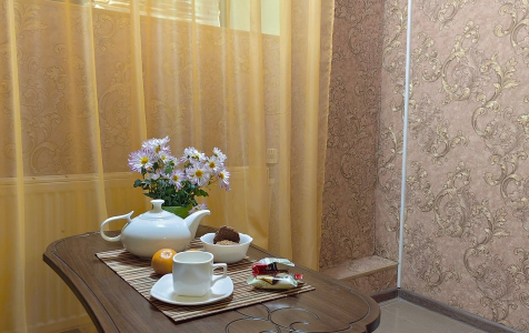 Стандарт 2х местный стандарт вид на столовую и территорию отеля (цокольный этаж), фото 5