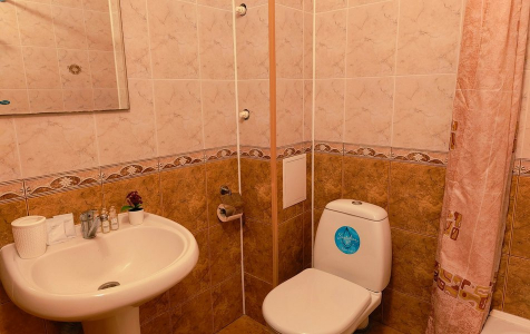 Стандарт 2х местный стандарт вид на столовую и территорию отеля (цокольный этаж), фото 6