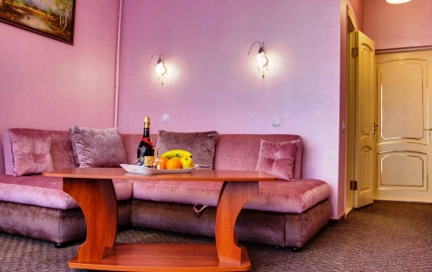 Люкс 4-местный 2-комнатный с двумя балконами и видом на море, фото 2