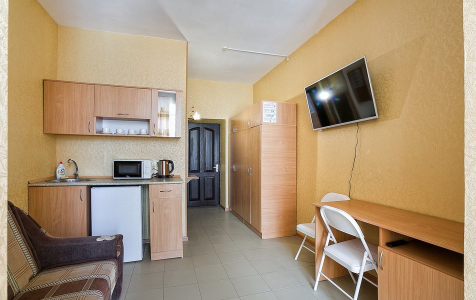 Номер 1-комнатный с кухонным уголком, вид на море, фото 3