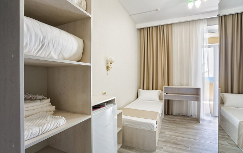 Стандарт Стандарт 2-местный 1-комнатный с видом на море (две односпальные кровати), фото 3