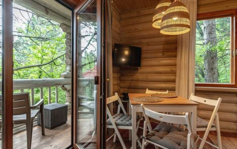 Коттедж-сруб 2-местный 2-комнатный (спальня и гостинная), фото 5
