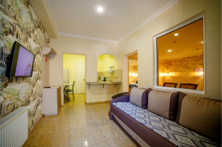 Студия Семейная с кухней и террасой, фото 4