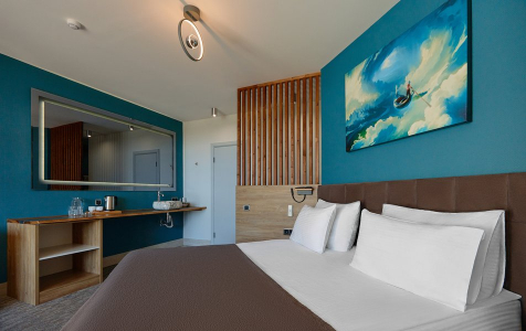 Делюкс 2-местный 1-комнатный с балконом с видом на море, фото 3