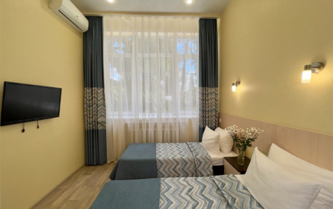 Семейный 4-местный 1-комнатный без балкона корпус 3 (Вилла), фото 1