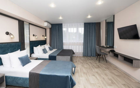 Семейный Комфорт 4-местный 1-комнатный  балконом корпус 1, фото 1