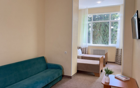 Семейный Люкс 5-местный 2-комнатный без балкона корпус 3 (Вилла), фото 4