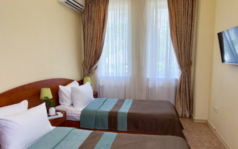 Номер 2-местный 1-комнатный без балкона, корпус 2, фото 1