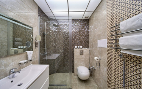 Люкс Романтический 2-местный 2-комнатный с ванной в спальне, фото 5