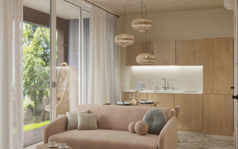 Коттедж Ваби-Саби2-местный Dog-friendly двухкомнатный, фото 3