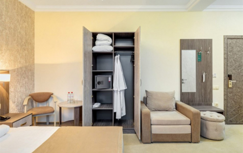 Комфорт Комфорт 3-местный с видом на бассейн, парк, фото 3