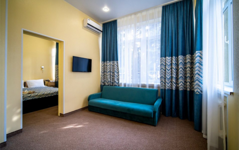 Полулюкс 4-местный 2-комнатный без балкона корпус 3 (Вилла), фото 3