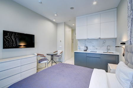 Студия без балкона с видам на бассейн № 323, фото 11