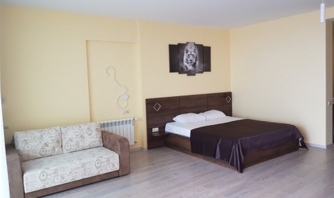 Улучшенный апартамент-студио 2-местный с видом на море, фото 3