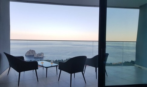 Улучшенный апартамент-студио 2-местный с видом на море, фото 2