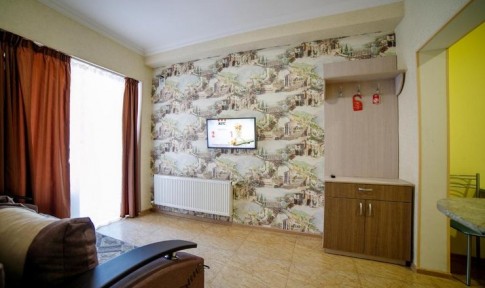 Семейная студия 4-местный с кухней, фото 6