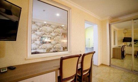 Семейная студия 4-местный с кухней, фото 7