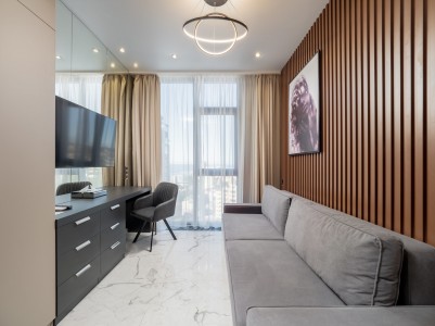 Апартаменты Де Люкс 4-местный 2-комн.Этажи 14,15,16.Отличается от Люкса меньшей площадью и без балкона, фото 3