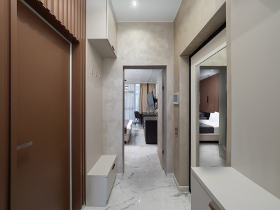 Апартаменты Люкс Семейный  6-местный 2-комнатный.Этажи 6,14,15,16.Отличие от Люкса - доп.диван на 2 места, фото 5