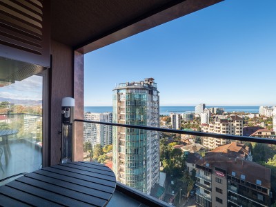 Апартаменты Люкс (2 спальни) 6-местный 3-комнатный. Этажи 14,15,16. гостиная объедененная с кухней, обрудованной обеденной зоной и 2мя спальнями, фото 14