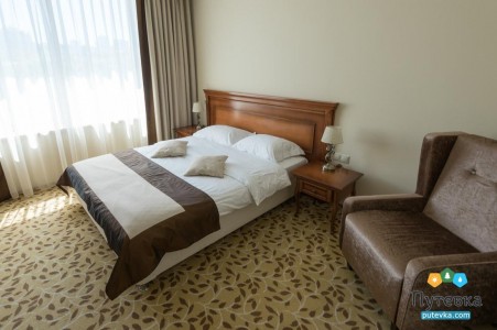 Стандарт 2-местный, двухспальной кроватью без балкона, фото 