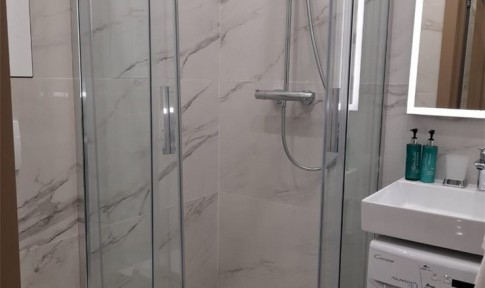 Апартаменты Студия (вид на сад) 2-местная. располагается на -1 этаже, но фактически окна выходят на уровне 3 этажа, фото 4