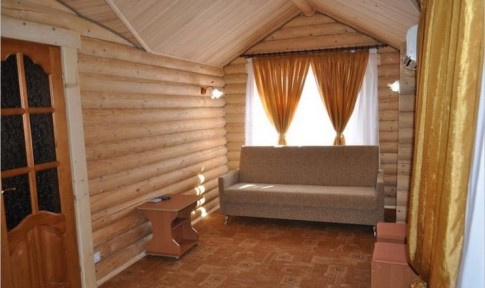Стандартный 2-комнатный 2-местный деревянный коттедж, фото 